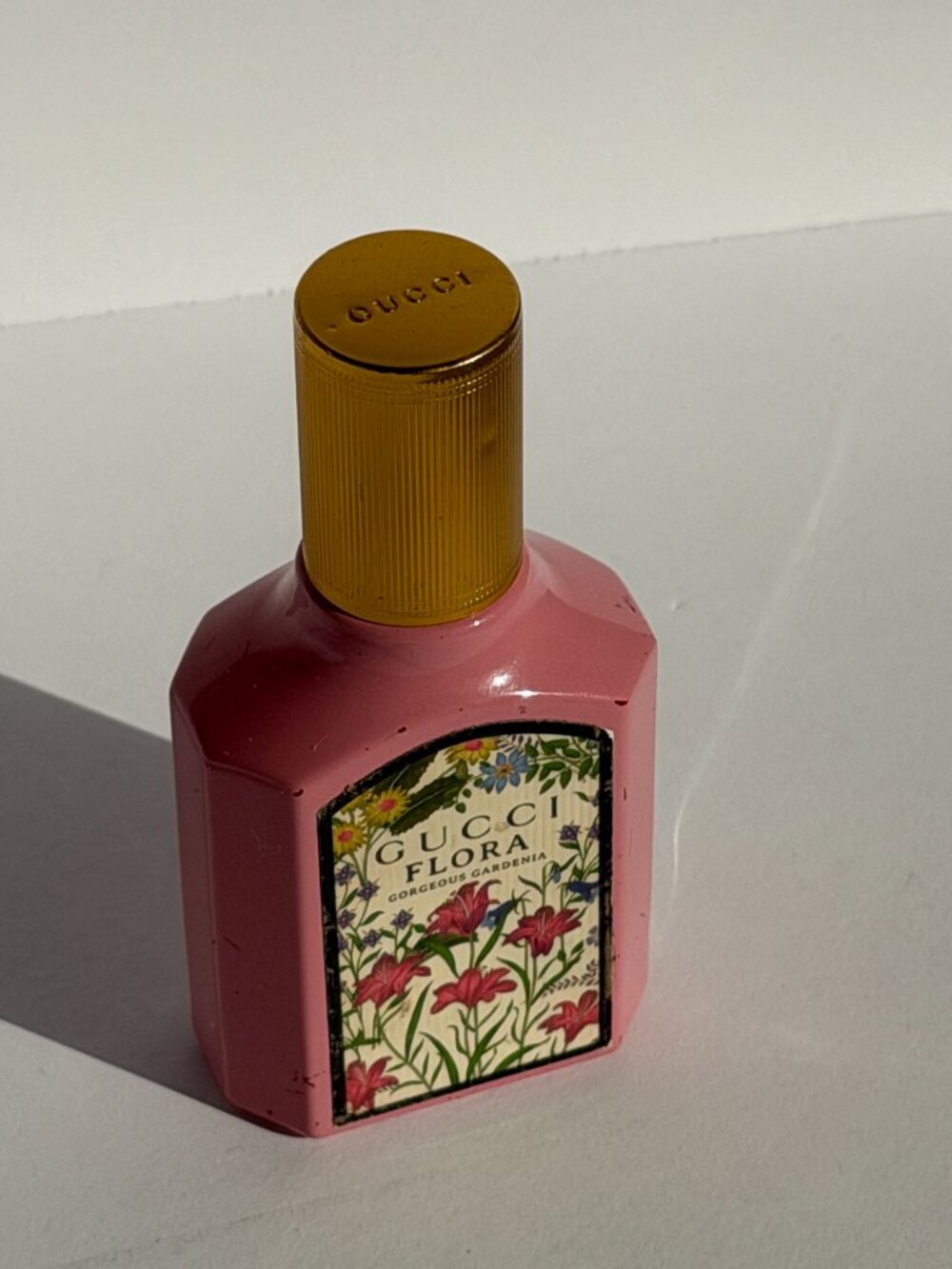 Gucci Flora Gorgeous Gardenia 30ml Empty Pink Gold Display 30ml - Picture 5 of 10